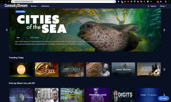 2019-3-12 下载 CuriosityStream 视频